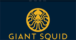 Desktop Screenshot of giantsquidstudios.com