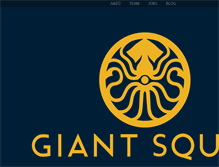 Tablet Screenshot of giantsquidstudios.com